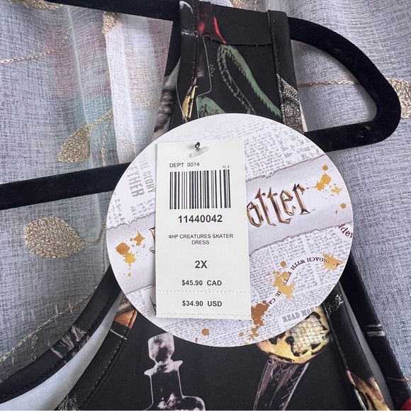 Hot Topic Harry Potter Magical Creatures Skater Dress - Picture 3 of 4